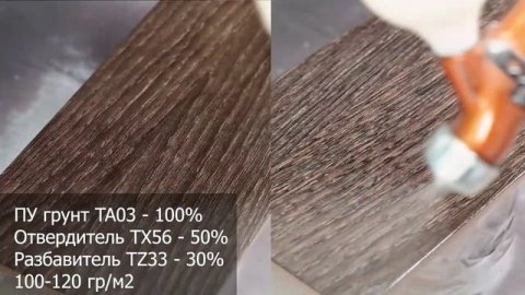 Использование разных разбавителей при работе с морилками | Разница разбавителя SOFT и ацетона